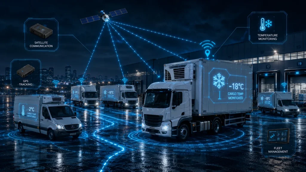 Pacific IoT cadena de frio monitoreo de temperatura en transporte refrigerado camiones