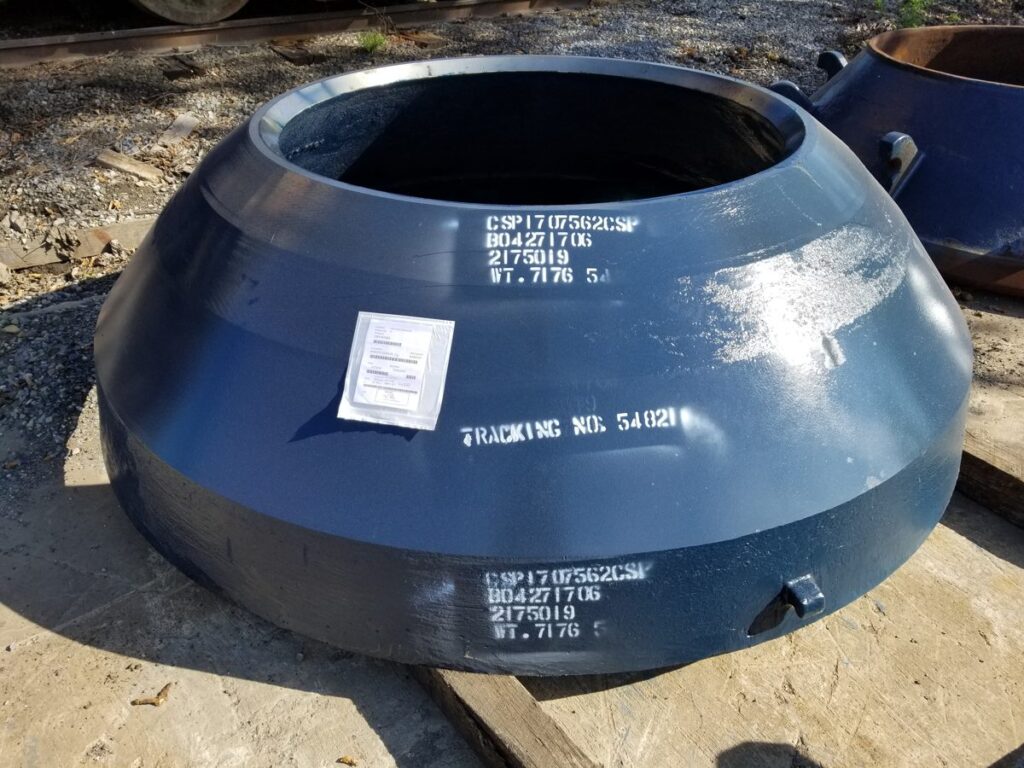 Bowl liner de chancador de cono Cast Steel Products listo para despacho