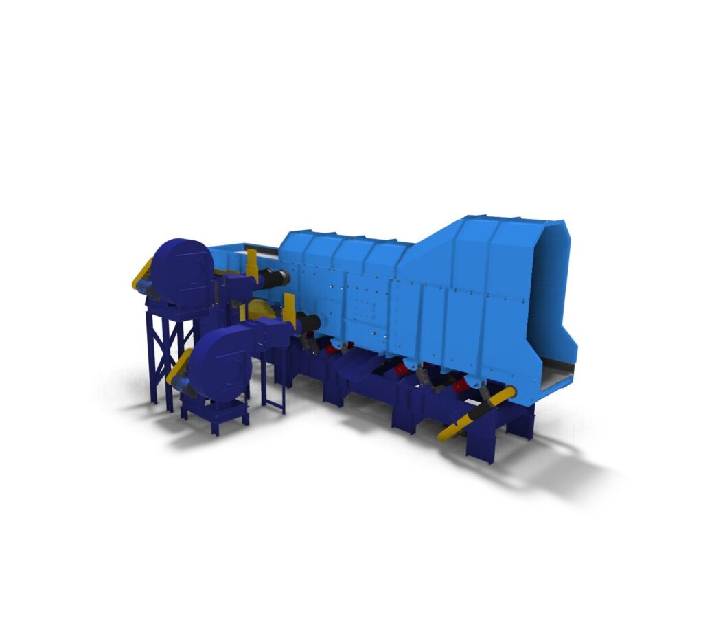 Separador por densidad con cuchilla de aire DE-STONER de General Kinematics para reciclaje