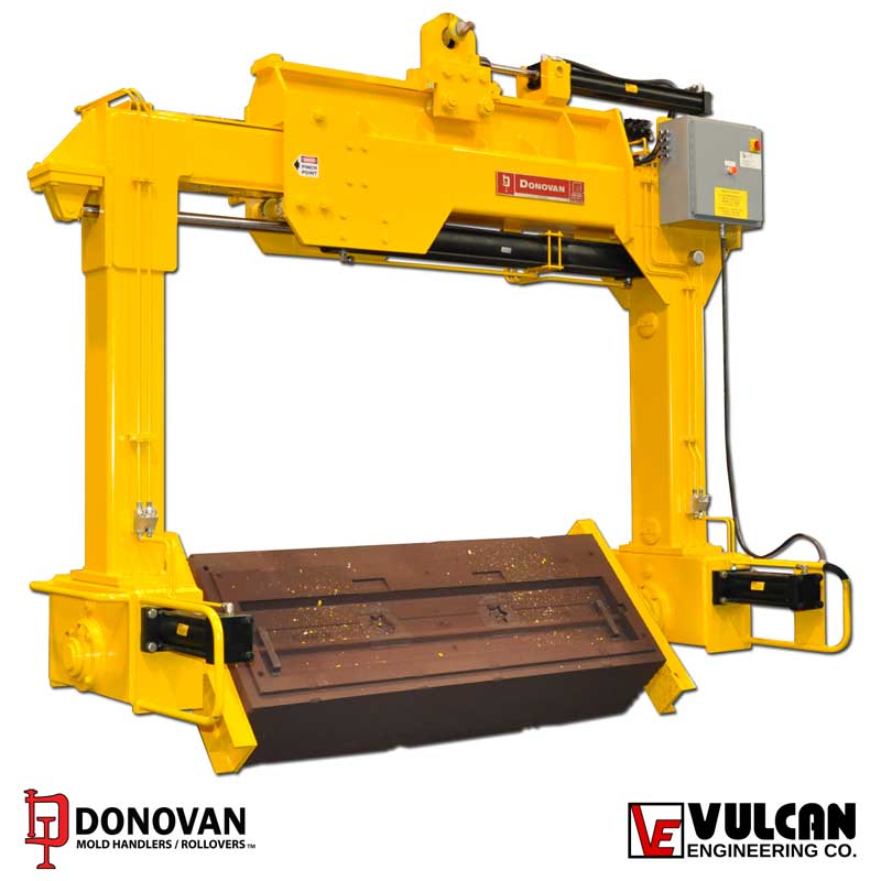 Manipulador y volteador de moldes Donovan de Vulcan Engineering
